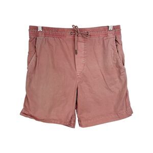 American Eagle Flex Shorts Men Extra Small Pink Garter Waist Drawstring Hybrid